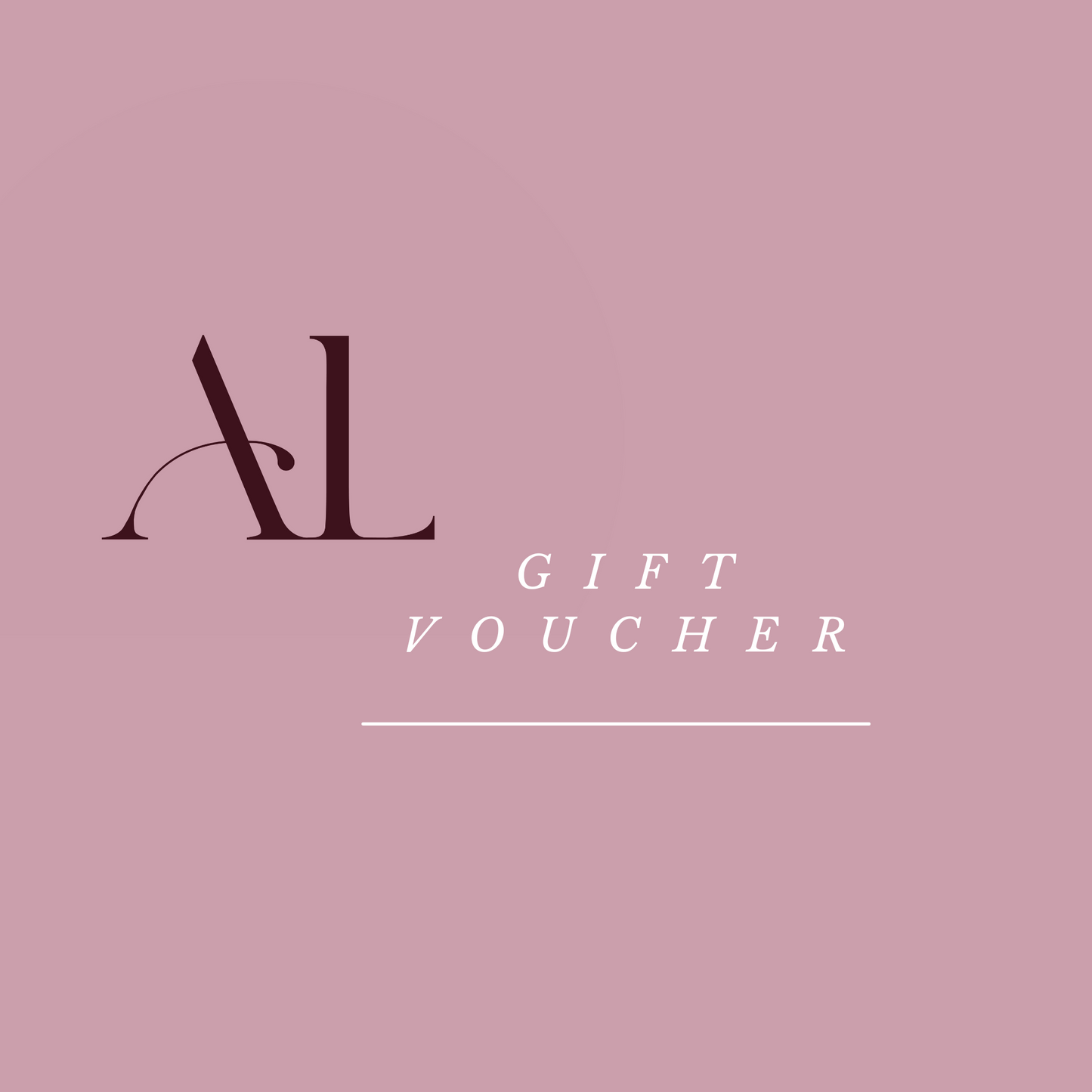 Alexa Lily gift card online on a soft pink background featuring elegant design elements