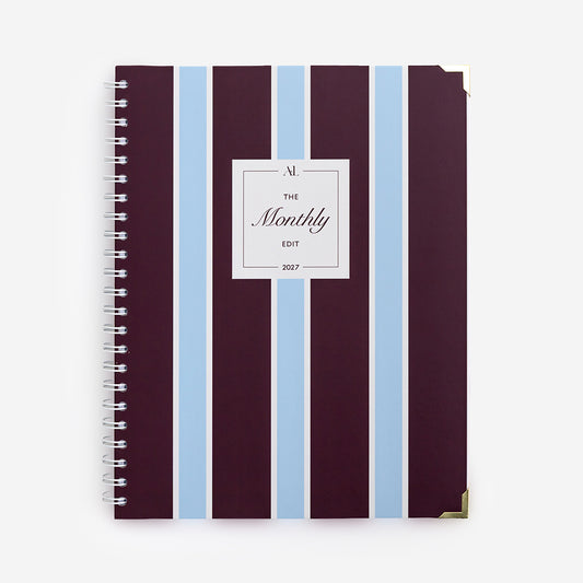 Merlot & Muse | The Monthly Edit 2027 Planner