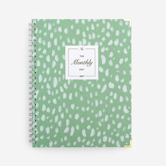 Sage Serenity | The Monthly Edit 2027 Planner