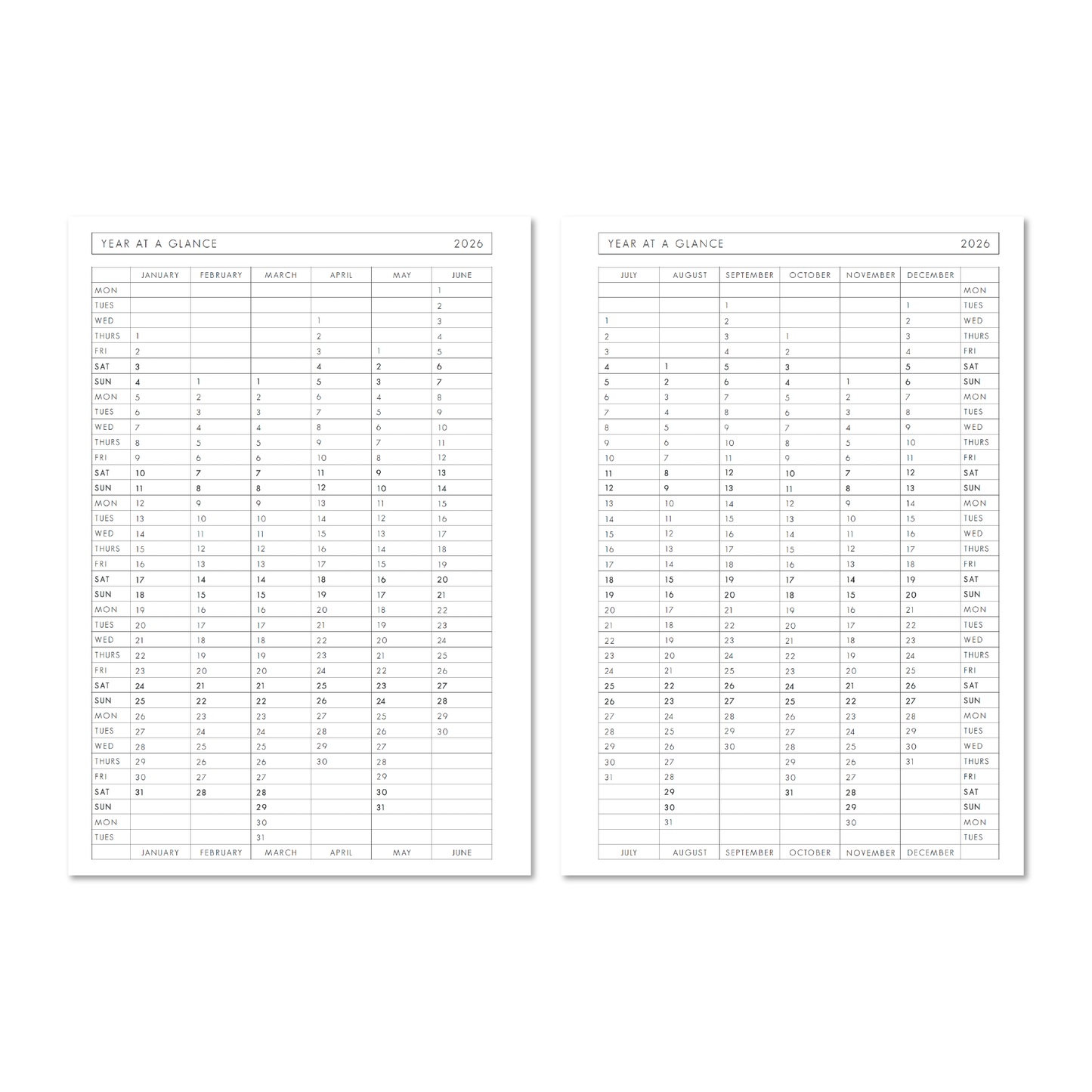 Alexa Lily | The Daily Edit 2026 Planner